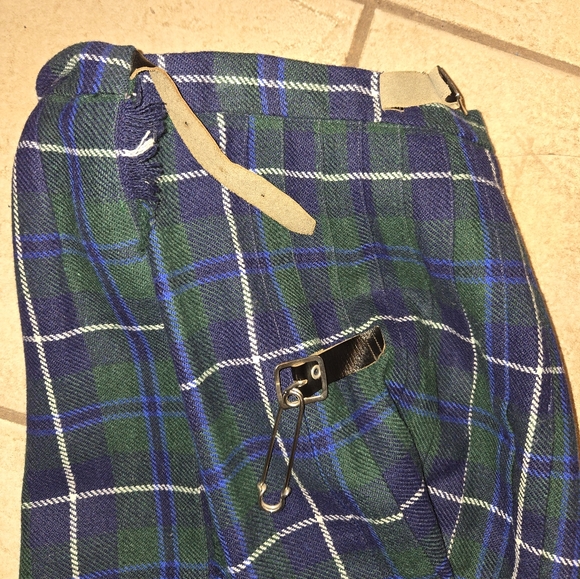 Kilt- Catholic Uniform Blue & Green Size 6 Windsor Fashions Clan (Ladies) - Picture 2 of 3
